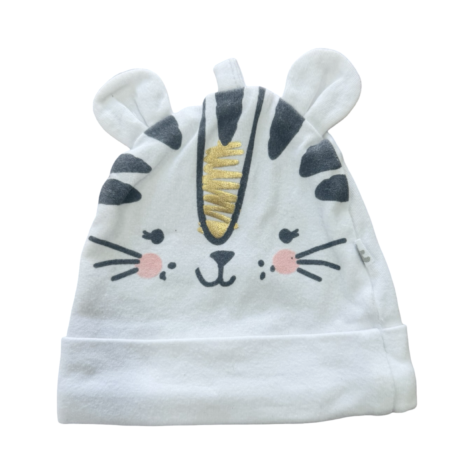 Newborn White Kitten Beanie - Woolworths