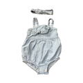 0-3M Denim Bodysuit with Headband - Mr Price