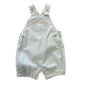 18-24M Cream Dungaree with Orange Thread Detail - Clicks