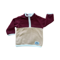 0-3M Maroon & Cream Sweater Top - Cuddlesome