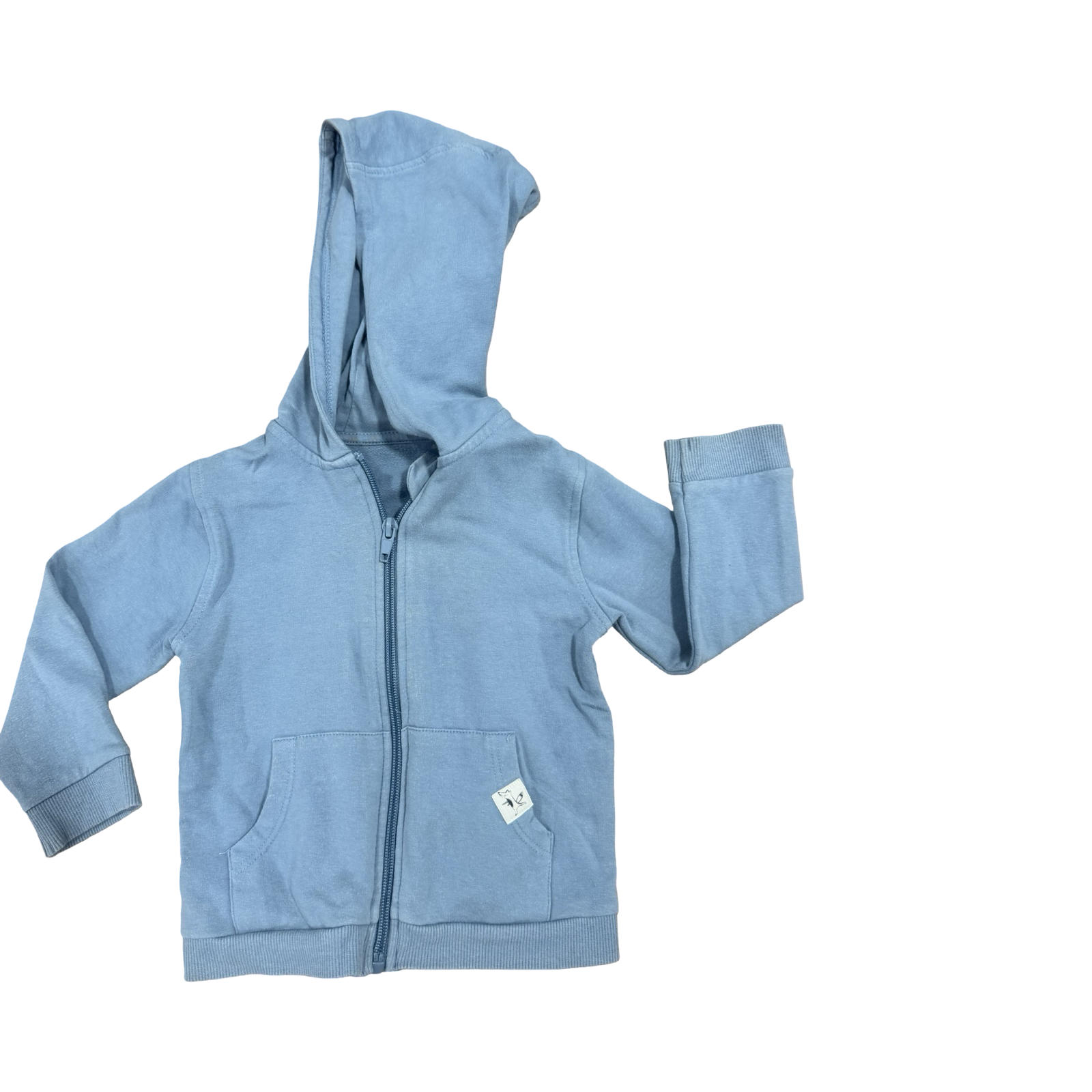18-24M Light Blue Hoodie with Zip - Woolworths