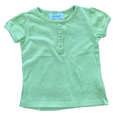 6-12M Green T-Shirt with Button Detail - Early Days