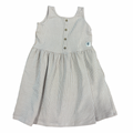 7Y Brown & White Stripe Dress - Woolworths