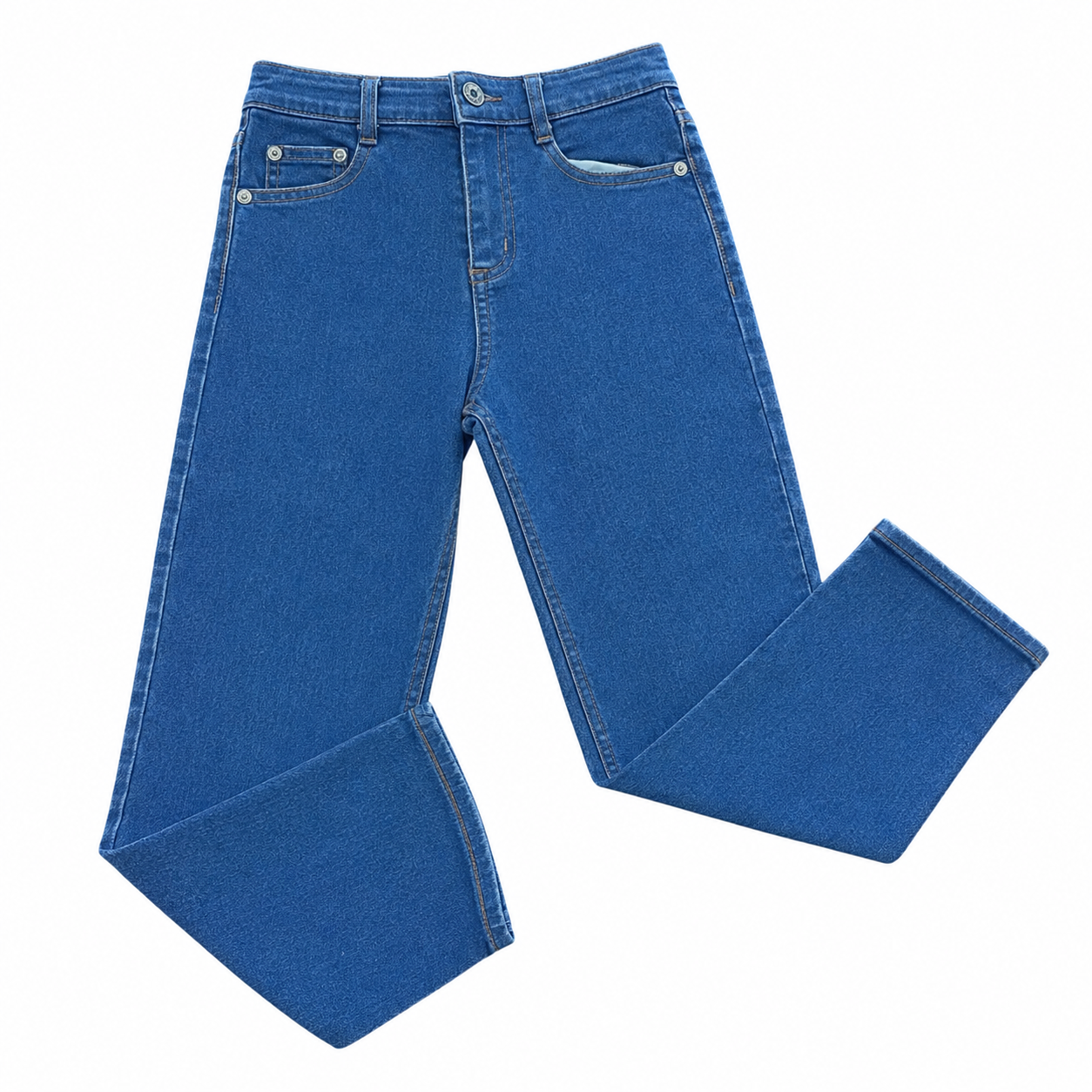 4-5Y Long Navy Denim Jeans - Waga Dude