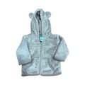 Newborn Beige Fleece Super Soft Jacket with Zip - Ackermans