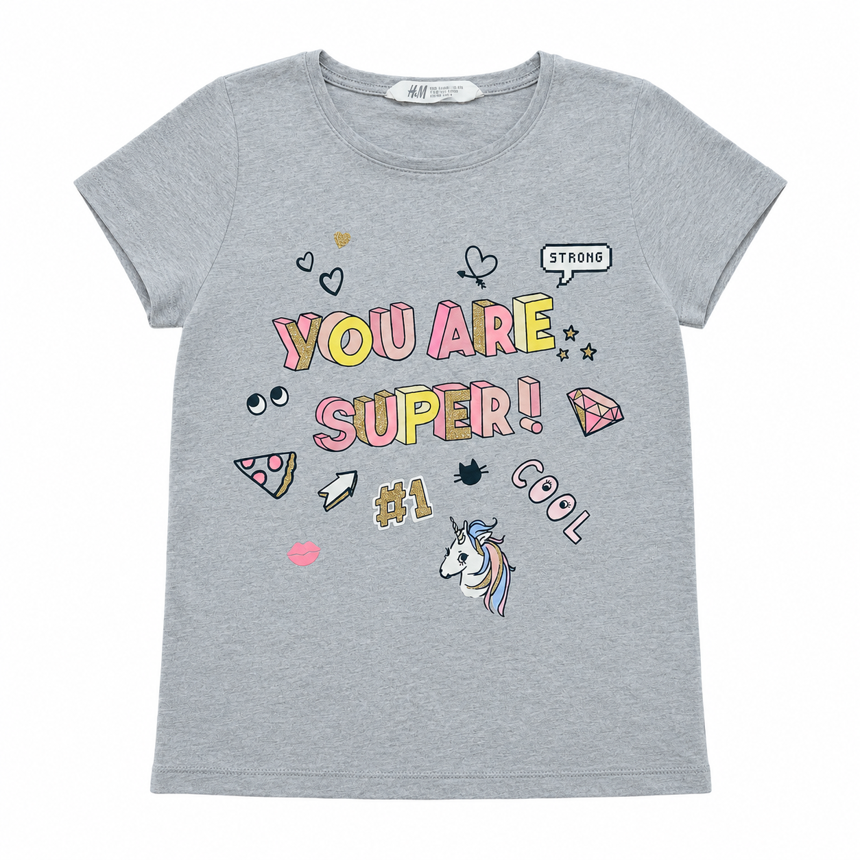 8-10Y You Are Super T-Shirt - H & M