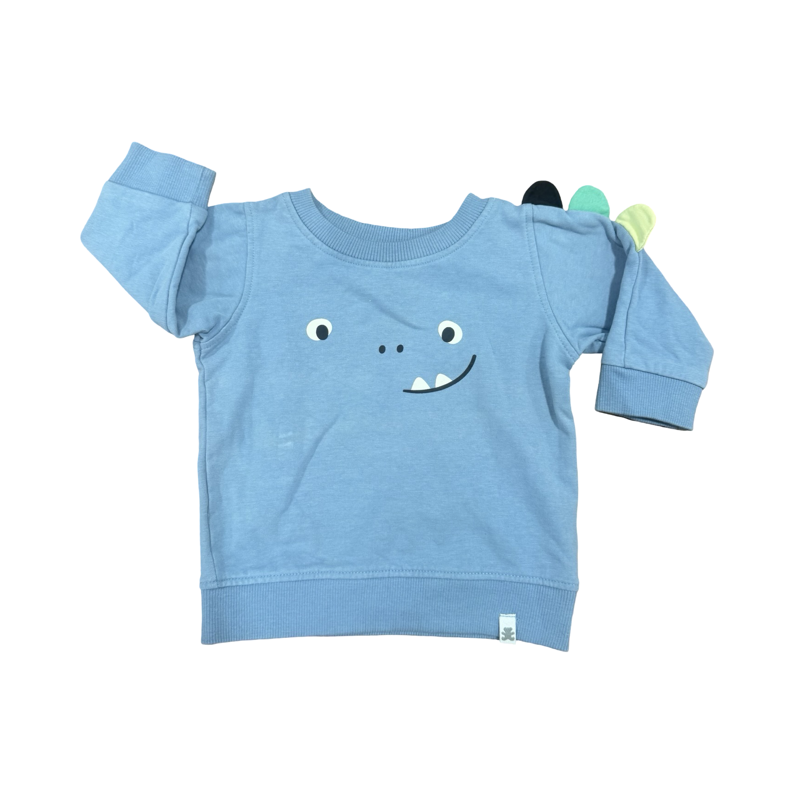 3-6M Blue Dinosaur Sweater Top - Woolworths