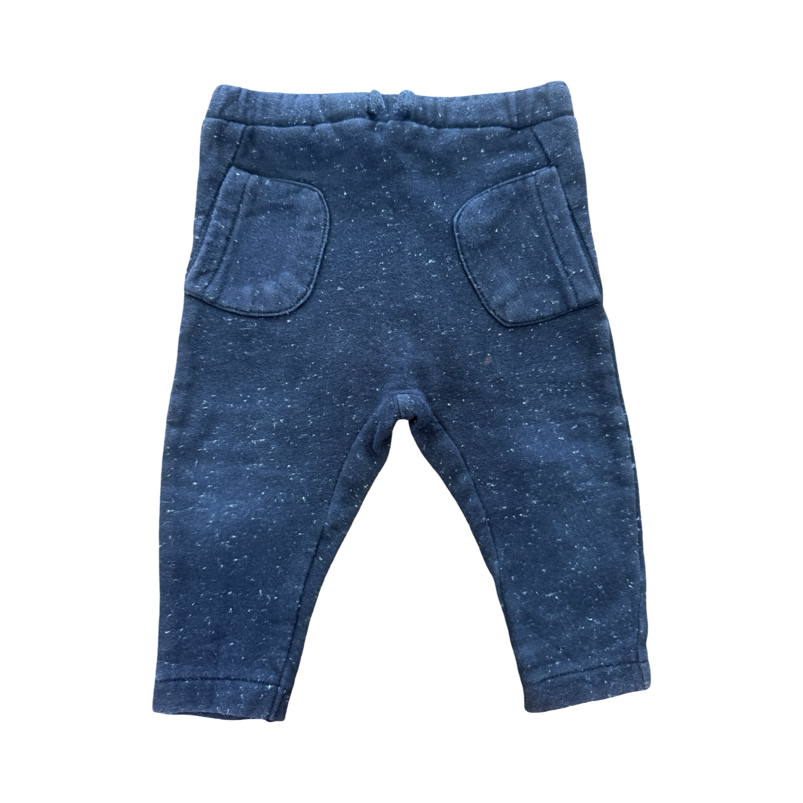 9-12M Black Melange Jogger Pants - Zara