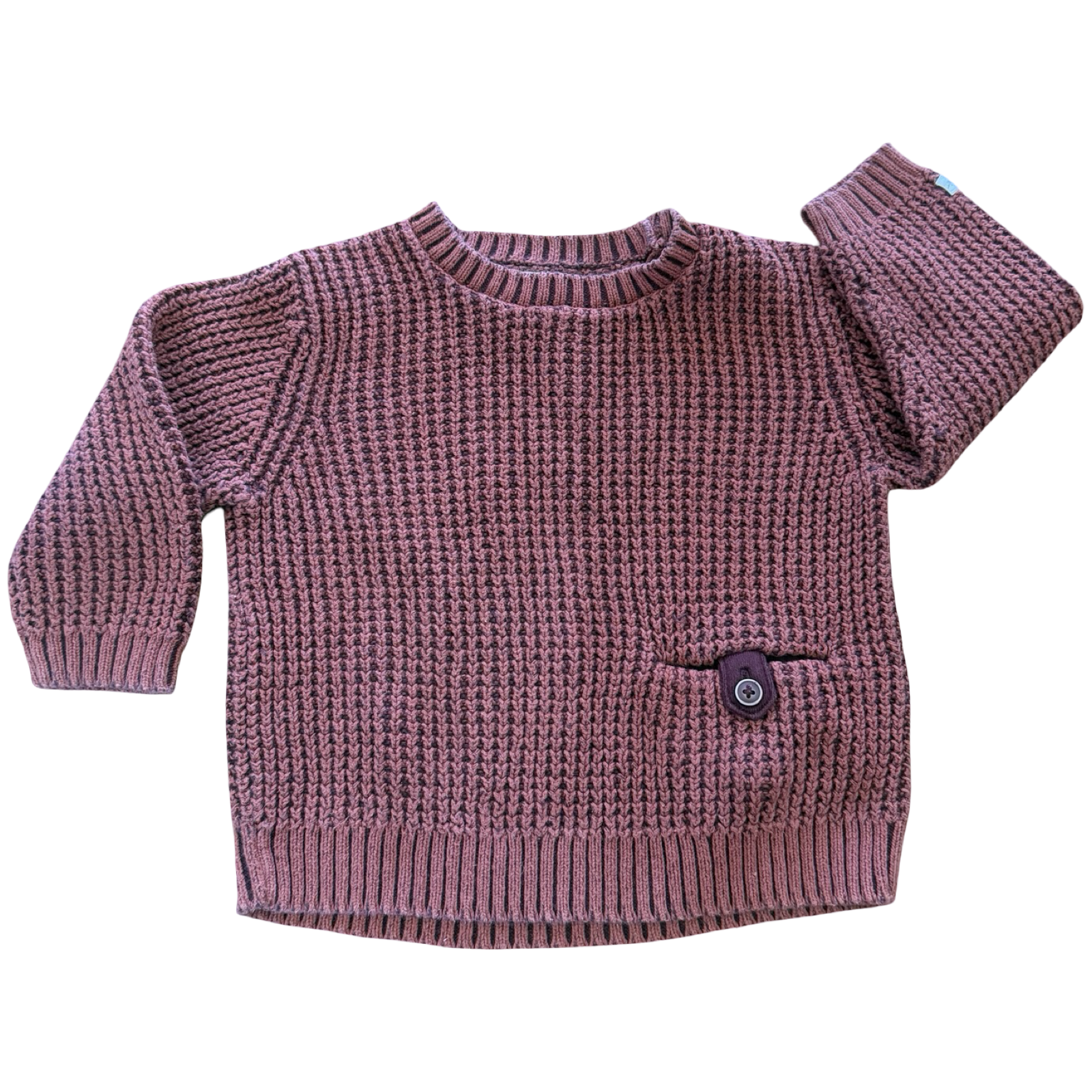 9-12M Rust Knitted Jersey - Zara