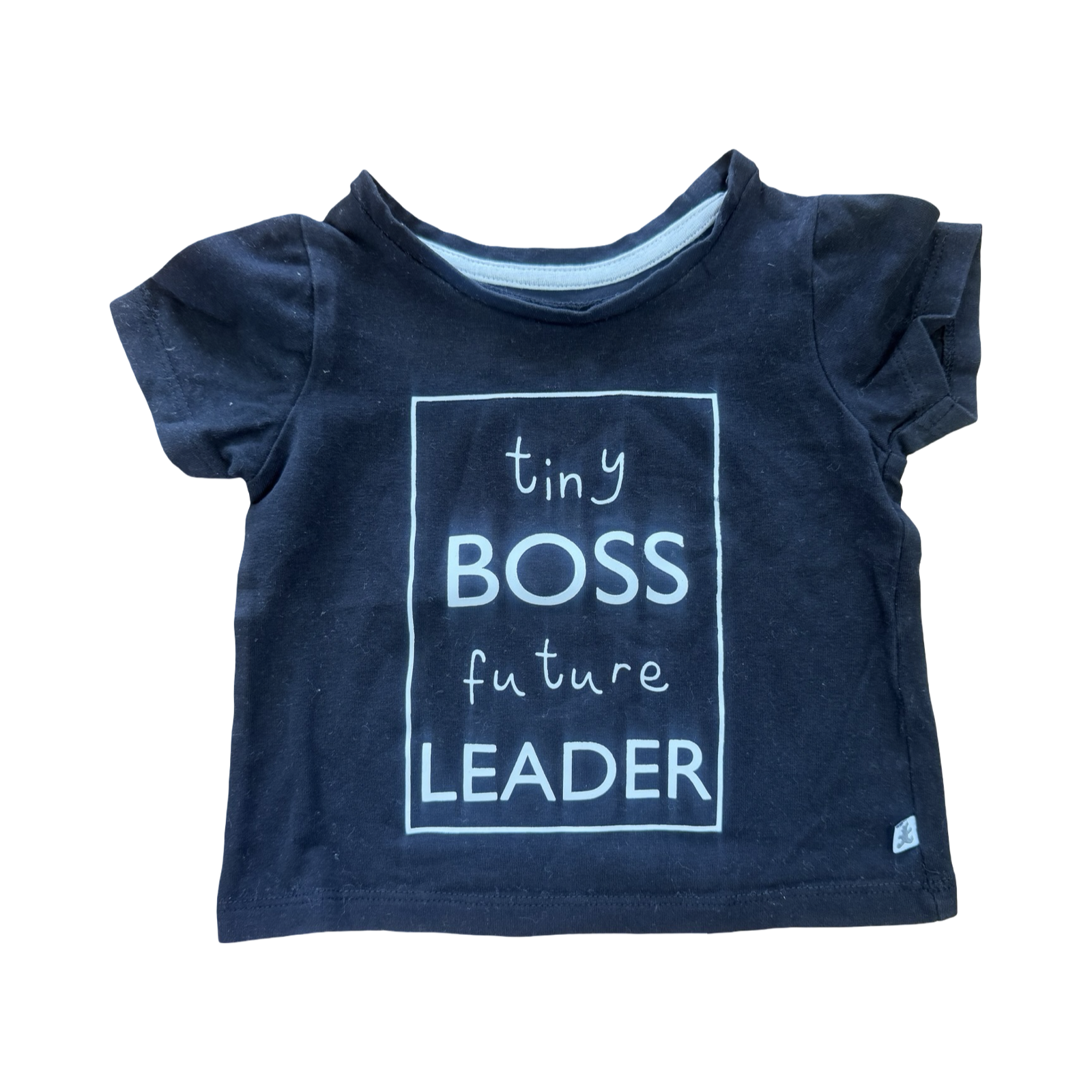 3-6M Tiny Boss Future Leader T-Shirt - Woolworths