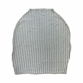 Grey & White Stripe Multi Use Breastfeed Cover or Pram/Car Seat Cover