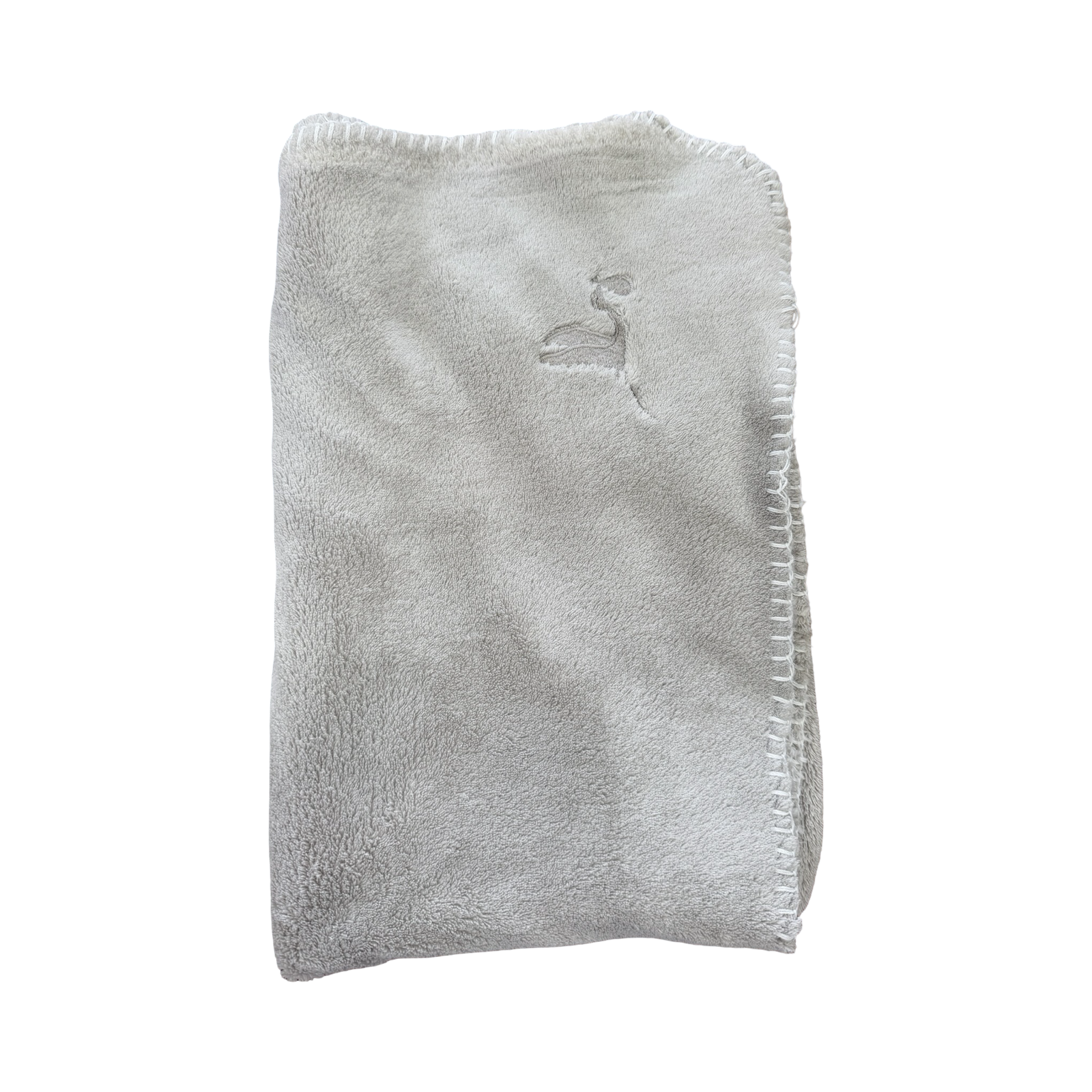 75x100cm Beige Fleece Baby Blanket - bebedeparis