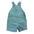 3-6M Green & Navy Dungaree - Ackermans
