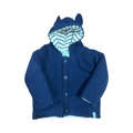 3-6M Navy Corduroy Lined Winter Jacket - Lilly & Sid