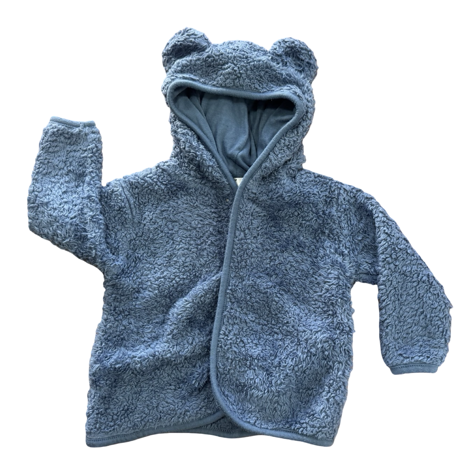 6-12M Blue Bear Fleece Jacket - Mr Price