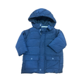 24M Navy Puffer Hooded Jacket - Jacadi