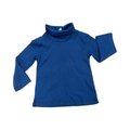 18-24M Navy Ribbed Long Sleeve Polo Neck Top - Ackermans