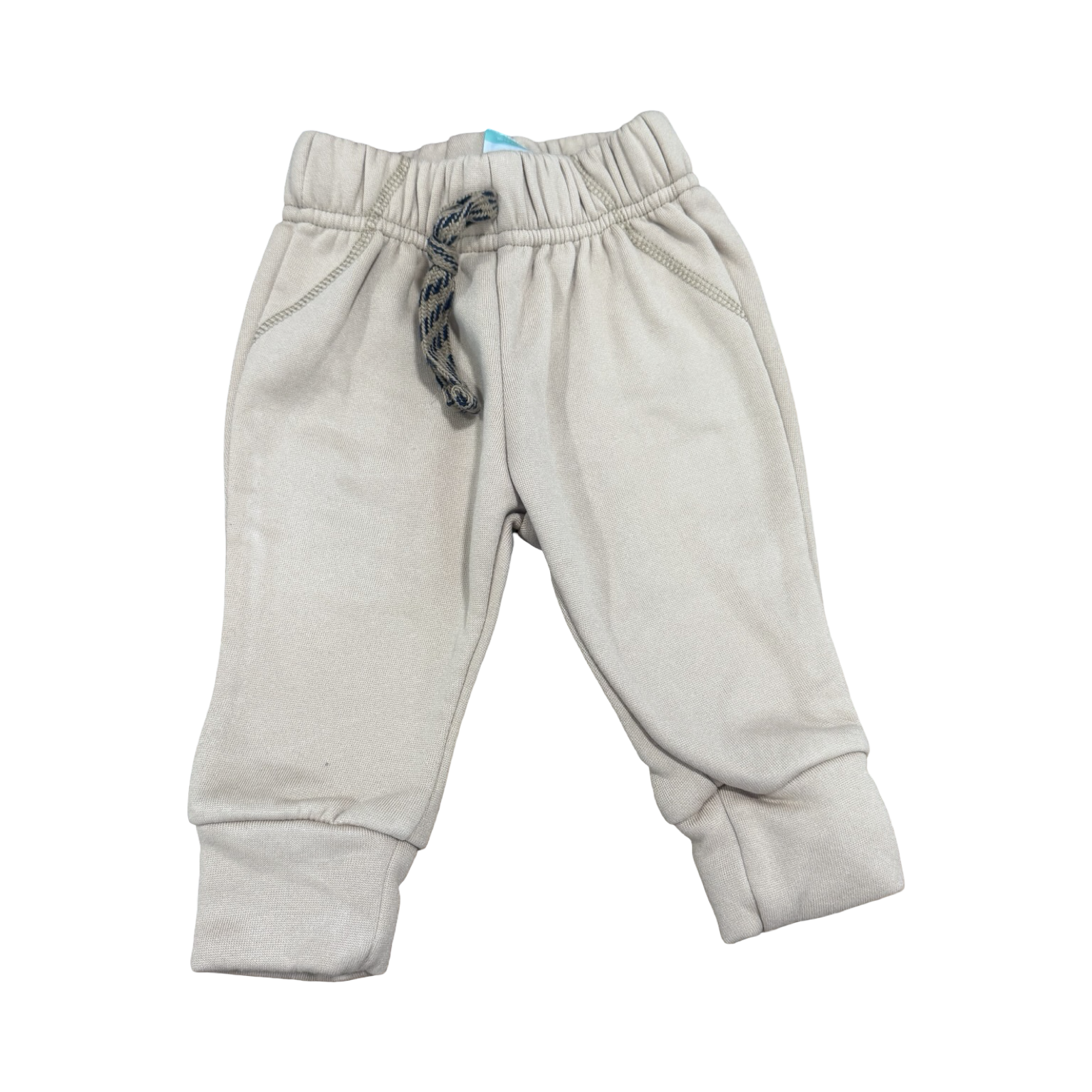 6-12M Beige Elasticated Jogger - Ackermans