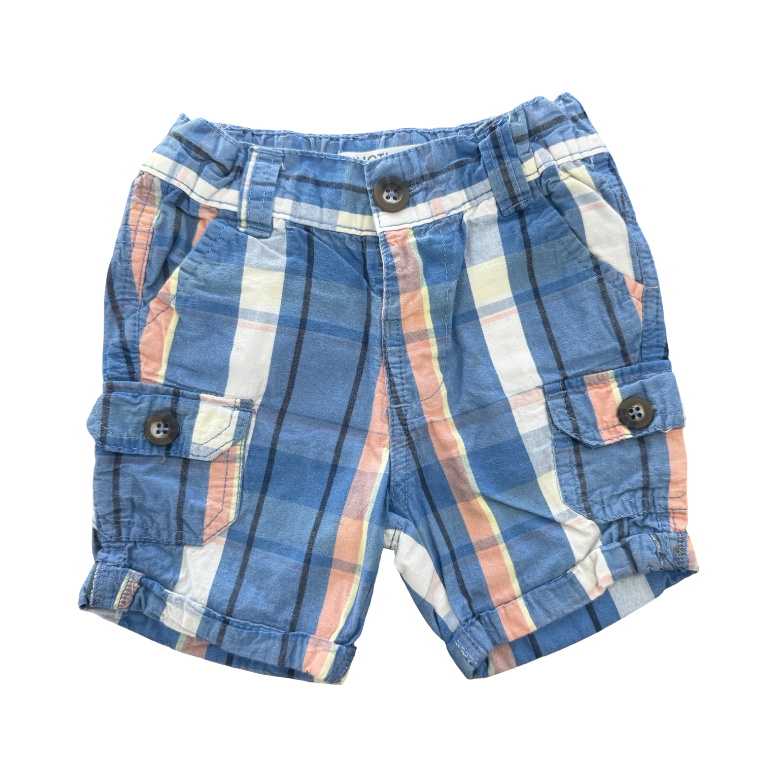 6-12M Check Short Chino Shorts - MINOTI
