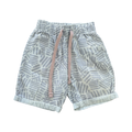 6-12M Grey & Light Mayve Elasticated Shorts - Ackermans