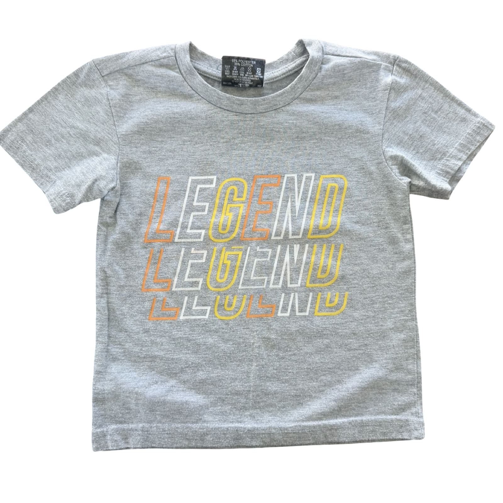 2-3Y Grey Legend T-Shirt - Waga Dude