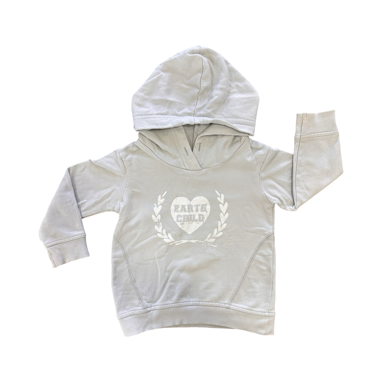 12-18M Light Grey Hoodie - Earthchild