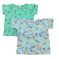 12-18M Blue & Green Sea Theme T-Shirts - Tiny Tots / Mr Price