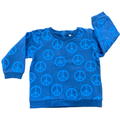 18-24M Blue Peace Sign Sweater - Cotton On