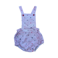 18-24M Red Sailboat Super Cut Baby Dungaree - Clicks