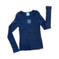 6-8Y Black Ribbed Long Sleeve T-Shirt - Soda Bloc