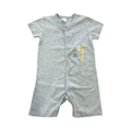 18-24M Grey Melange Giraffe Romper - Clicks