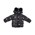 18-24M Grey Mickey Mouse Zipper Puffer Jacket - H & M