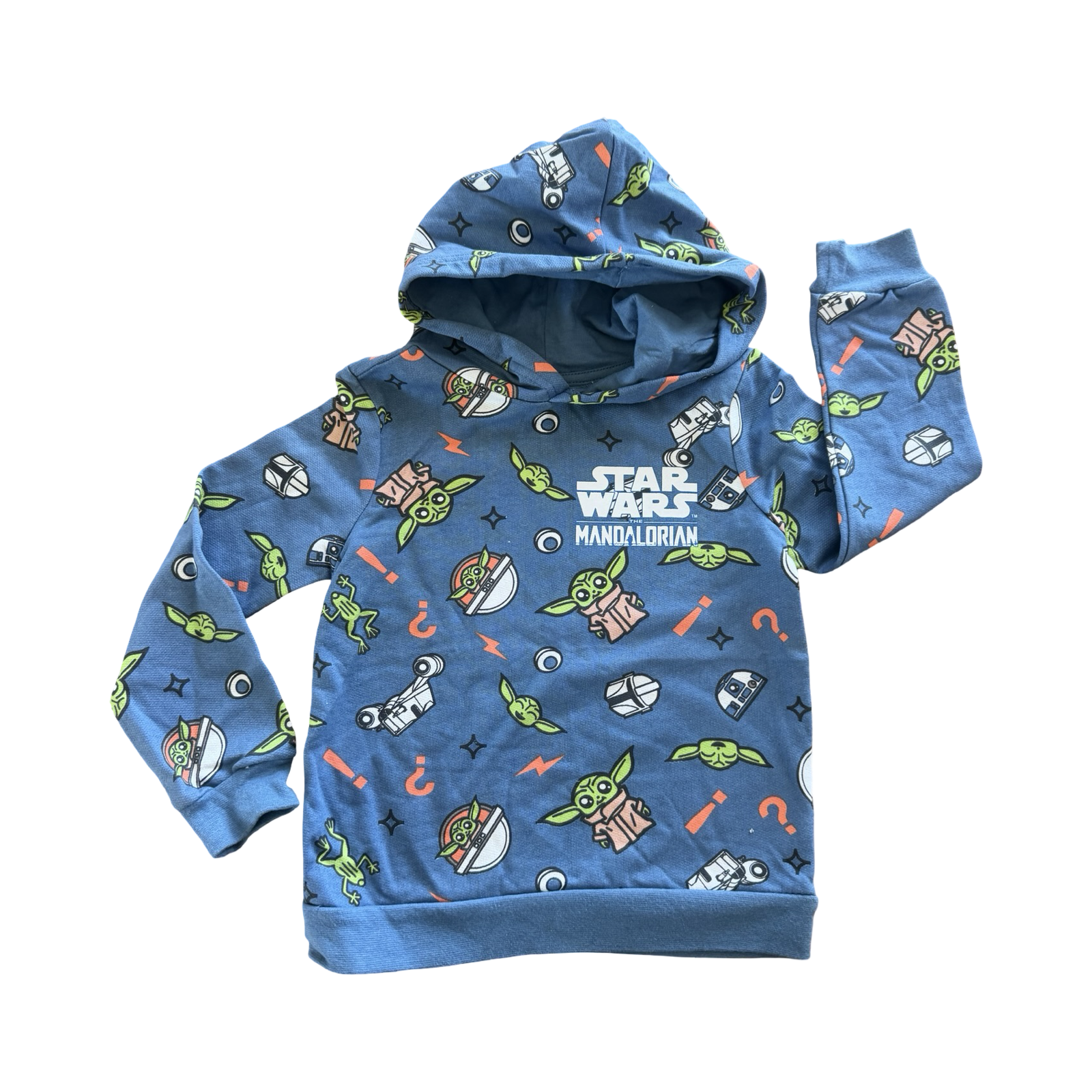 4-5Y Blue Yoda Hoodie - Star Wars