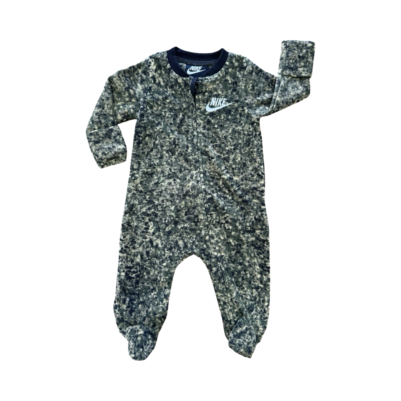3M Fleece Camo Style Zipper Onesie - Nike