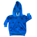 3-6M Blue & Black Star Hoodie - Ackermans