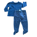 3-6M 2pc Navy Long Sleeve Set - Woolworths / Tiny Tots