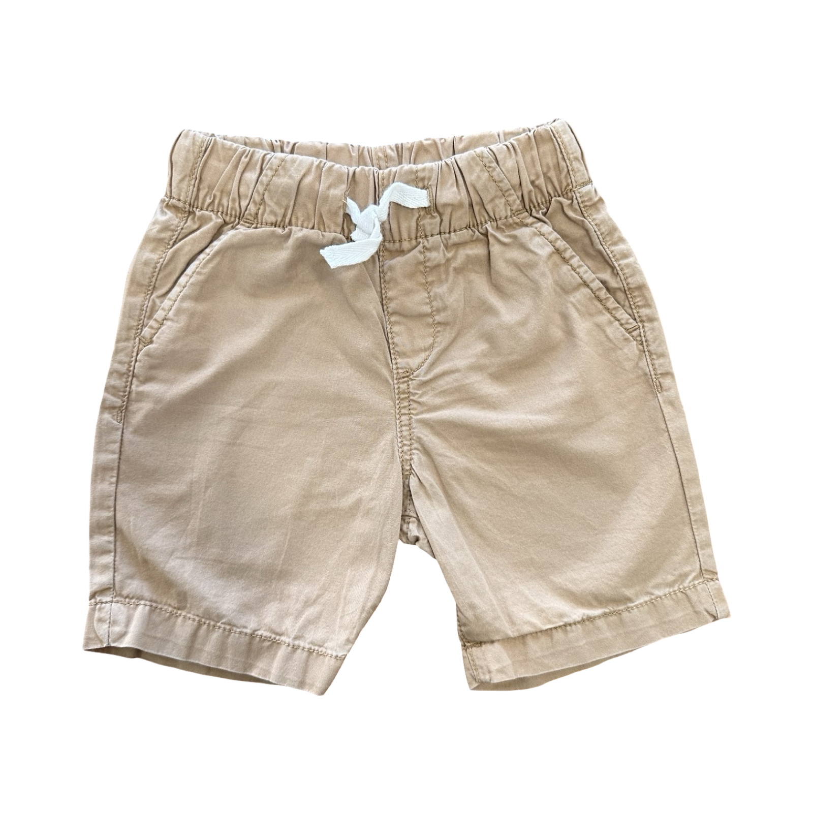 9-12M Beige Elasticated Cotton Shorts - H & M
