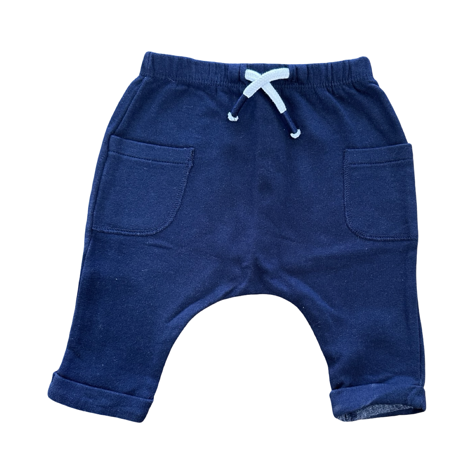3-6M Navy Harem Jogger Style Pants - Next