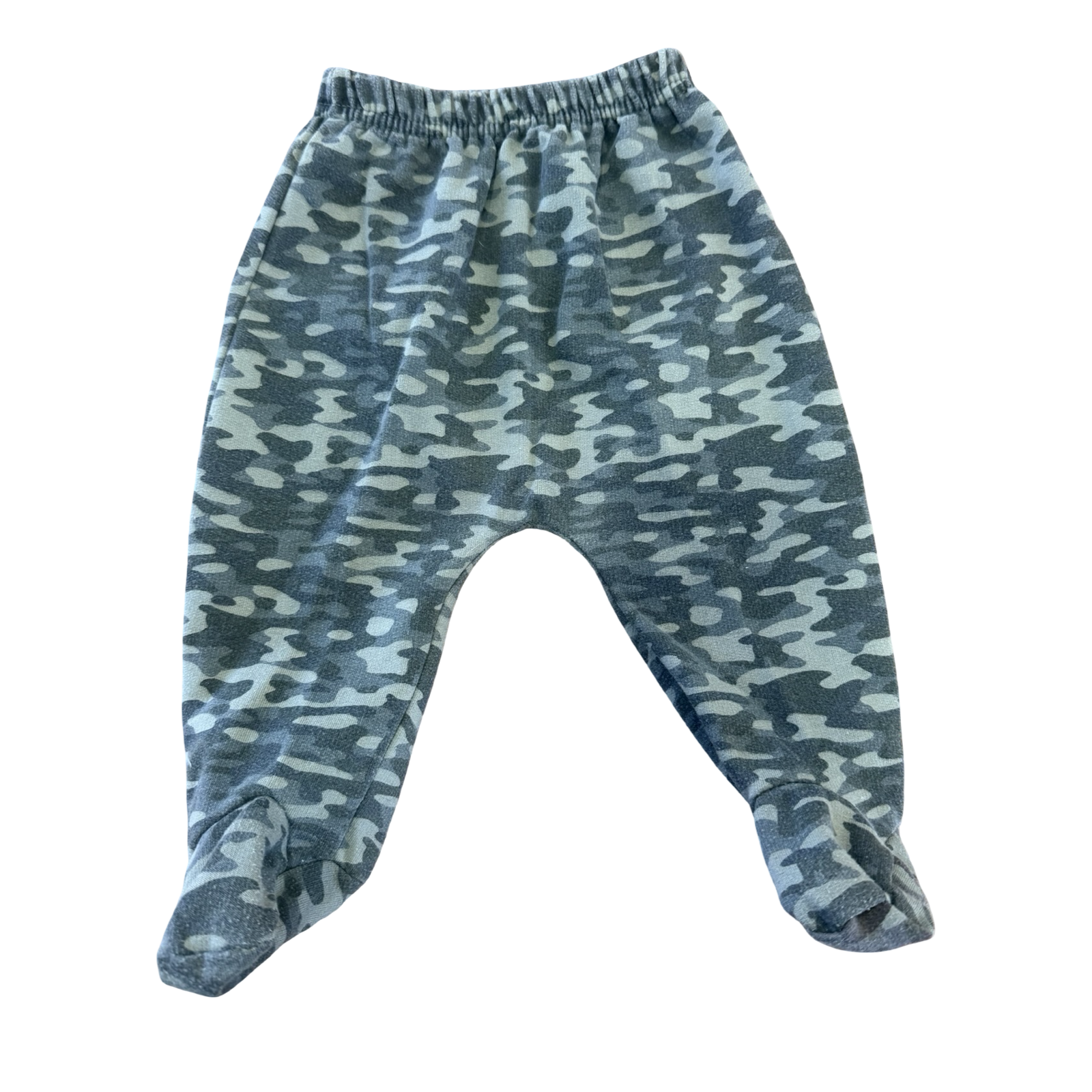 3-6M Green Camo Footed Pants - Ackermans