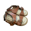*NEW* Size 7 Brown Leather Sandals - Real Kids