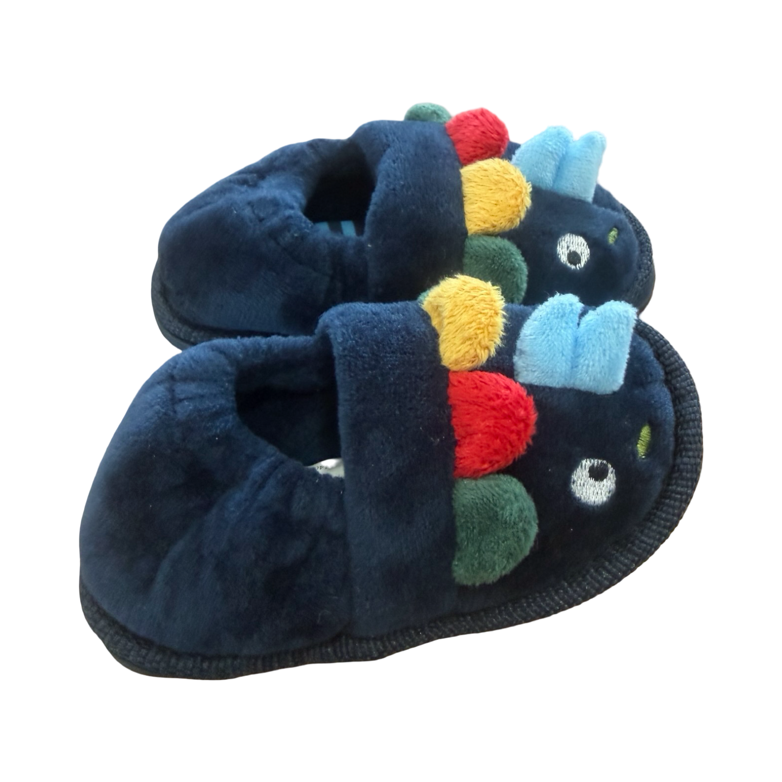 *NEW* Size Navy Dinosaur Slippers - Woolworths