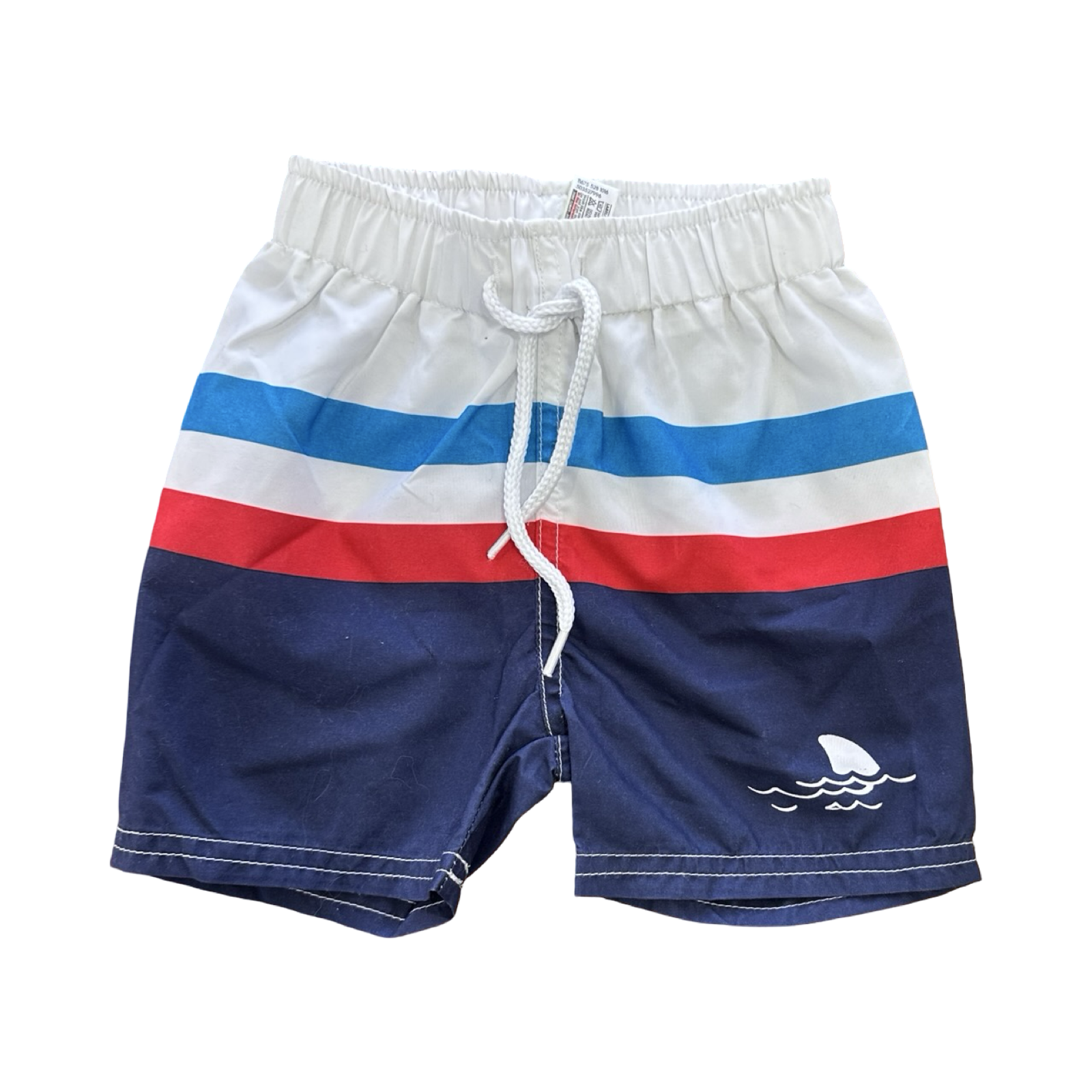 3-6M White, Red and Blue Board Shorts - Woolworths