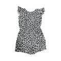 2-3Y Black, Grey & White Leopard Bodysuit - Popcandy