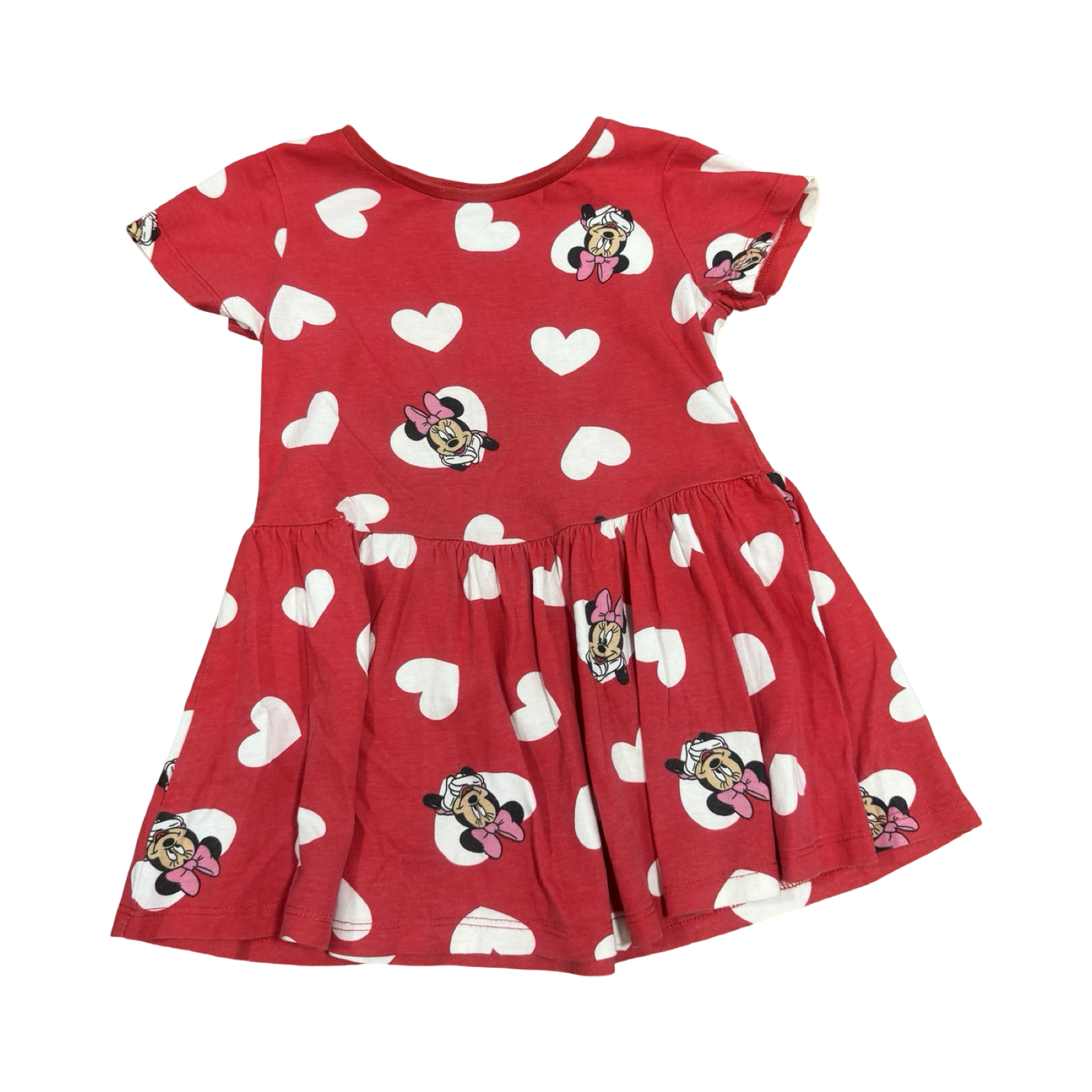 3Y Red Heart Minnie Mouse Dress - Woolworths