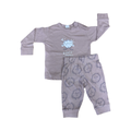 3-6M 2pc Beige Sheet Bearly Awake Pyjama Set - Tiny Tots