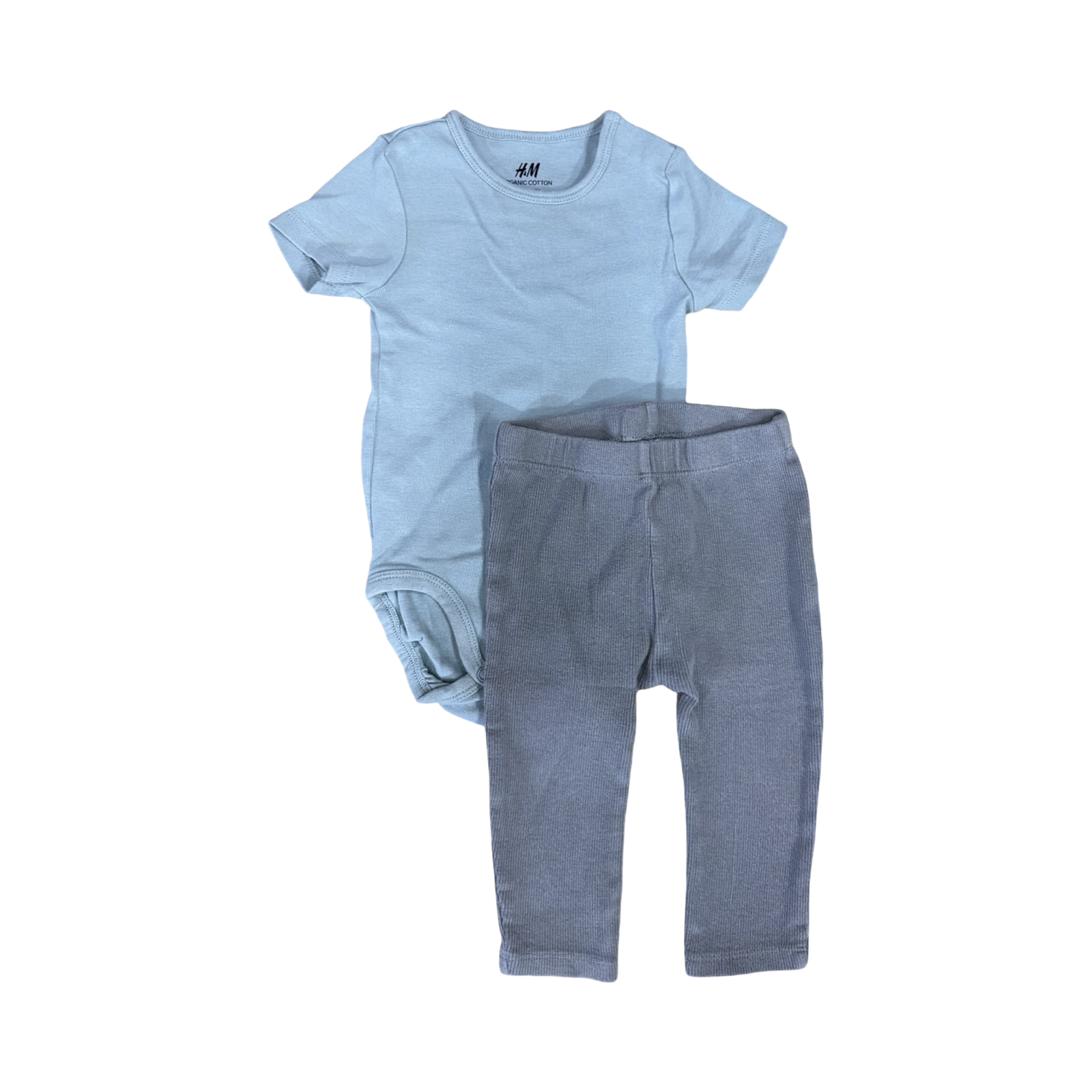 6-12M 2pc Green Comfy Set - H & M | Cotton On
