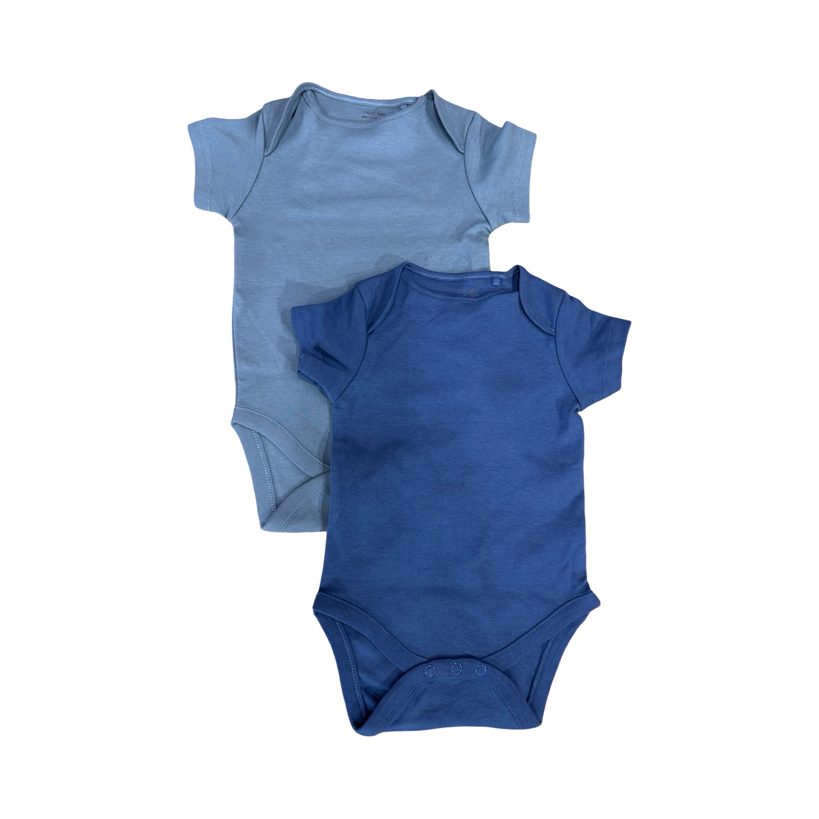 6-9M 2pc Green & Blue Bodysuit Set - Next