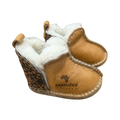 *NEW* Size 4 Leopard Genuine Leather and Sheep Wool Lined Boots - Stander Bende