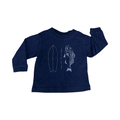 0-1Y Black Long Sleeve Fish T-Shirt - Country Feeling