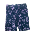3-4Y Black & Purple Hello Kitty Cotton Shorts